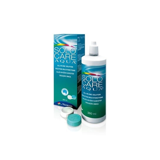 Раствор для линз, 360 мл SoloCare, Aqua
Раствор для линз, 360 мл SoloCare, Aqua