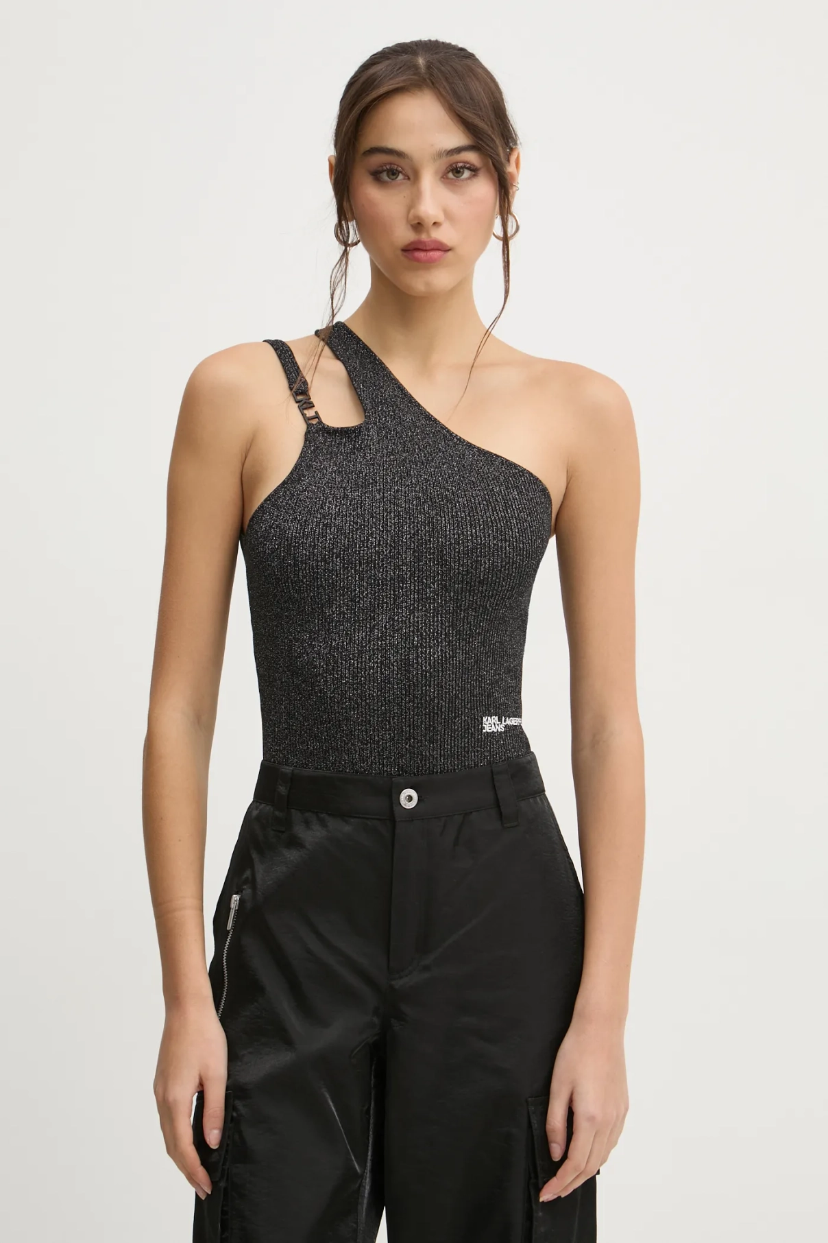 Топ Karl Lagerfeld Jeans, черный 
Топ Karl Lagerfeld Jeans, черный