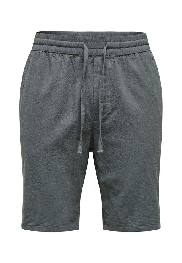 Шорты в прямом эфире Бермуды шорты Only & Sons, серый 
Шорты в прямом эфире Бермуды шорты Only & Sons, серый