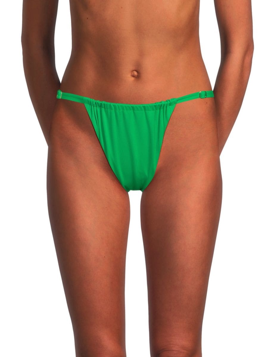 Низ бикини со сборками WeWoreWhat, цвет Emerald 
Низ бикини со сборками WeWoreWhat, цвет Emerald