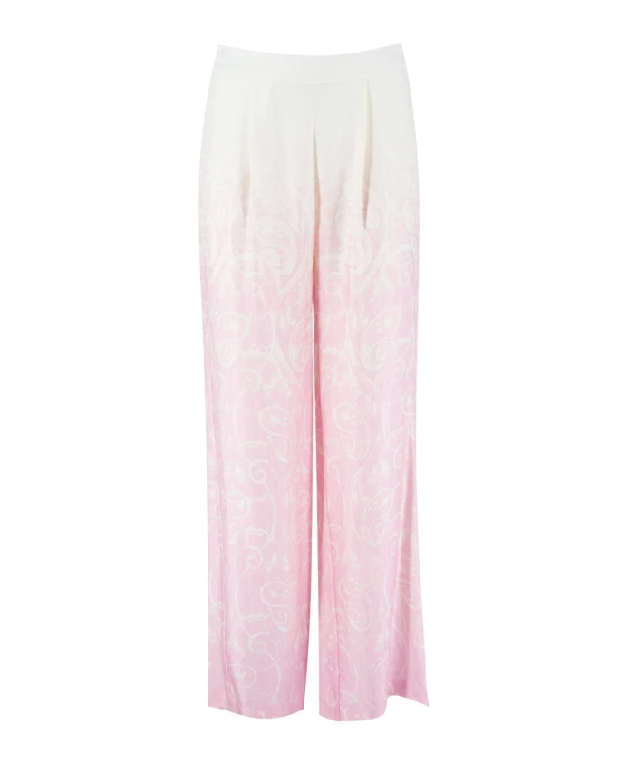 Вискозные брюки прямого кроя Ermanno Scervino, розовый
Вискозные брюки прямого кроя Ermanno Scervino, розовый