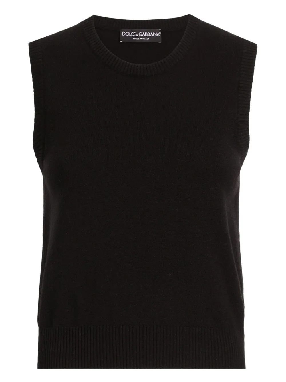 Топ с круглым вырезом DOLCE & GABBANA, черный
Топ с круглым вырезом DOLCE & GABBANA, черный