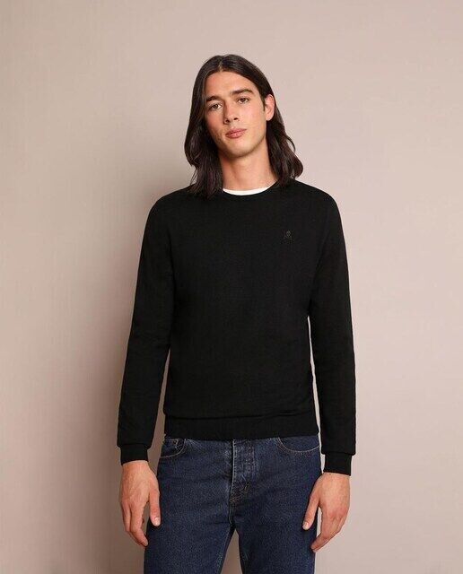 Мужская толстовка с круглым вырезом Scalpers, черный
Мужская толстовка с круглым вырезом Scalpers, черный