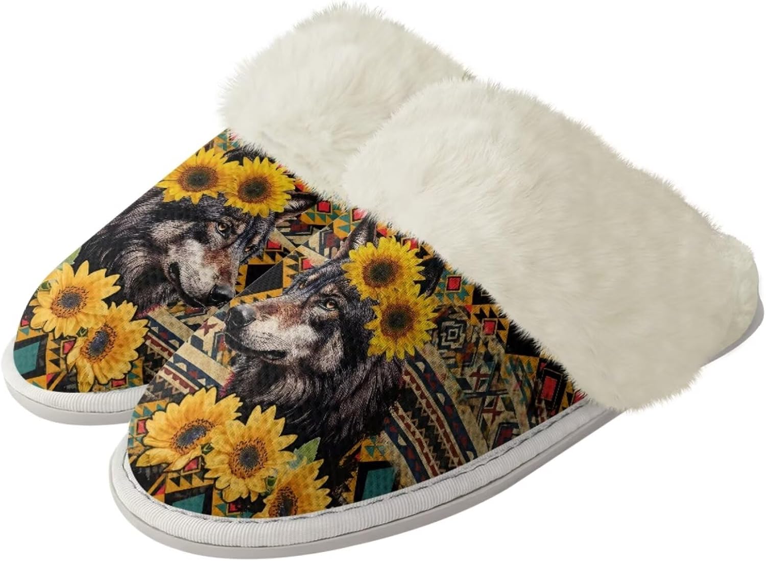 Тапочки Glomenade для женщин и мужчин с отделкой из фланели, домашние туфли с памятью формы, закрытым носком и мягкой подошвой, для использования дома и на улице, Sunflower & Wolf
Тапочки Glomenade для женщин и мужчин с отделкой из фланели, домашние туфли с памятью формы, закрытым носком и мягкой подошвой, для использования дома и на улице, Sunflower & Wolf