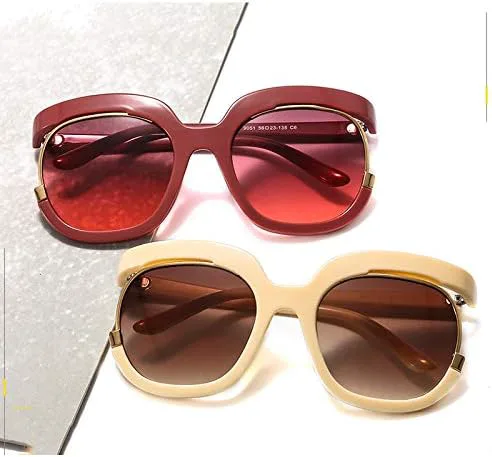 Крупные солнцезащитные очки в полуободковой оправе для женщин, большие женские солнцезащитные очки черного цвета с защитой от УФ-излучения UV400 MTZJH, C4 Red-red
Крупные солнцезащитные очки в полуободковой оправе для женщин, большие женские солнцезащитные очки черного цвета с защитой от УФ-излучения UV400 MTZJH, C4 Red-red