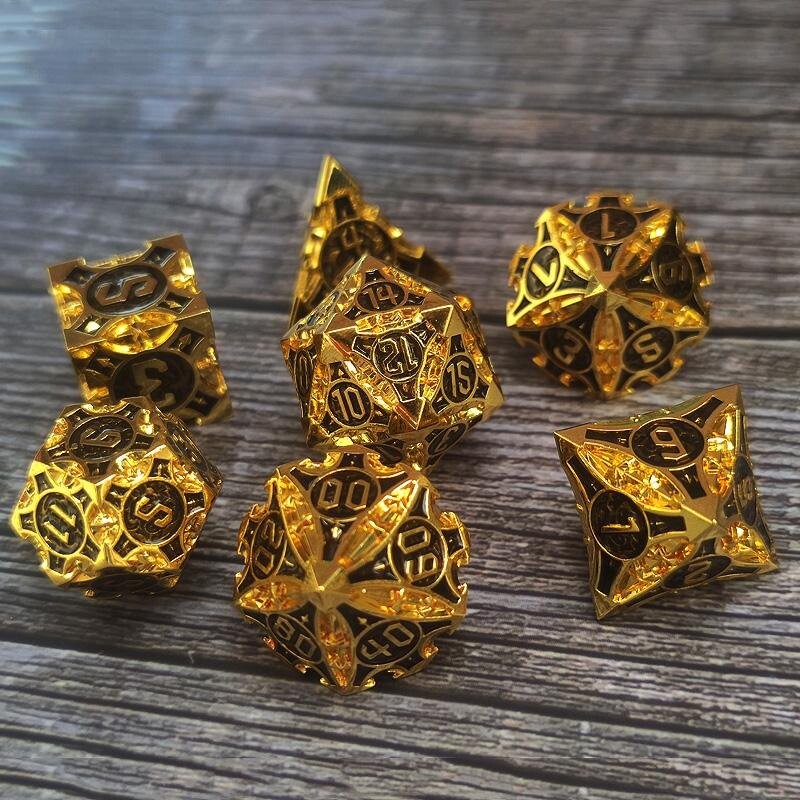 RPG Dice Hidden Treasure RGFK Набор из 7 металлических кубиков
RPG Dice Hidden Treasure RGFK Набор из 7 металлических кубиков