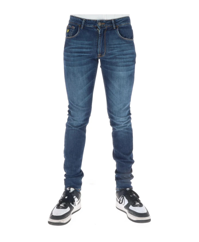 Джинсы с принтом и эффектом потертости Lyle & Scott, синий
Джинсы с принтом и эффектом потертости Lyle & Scott, синий