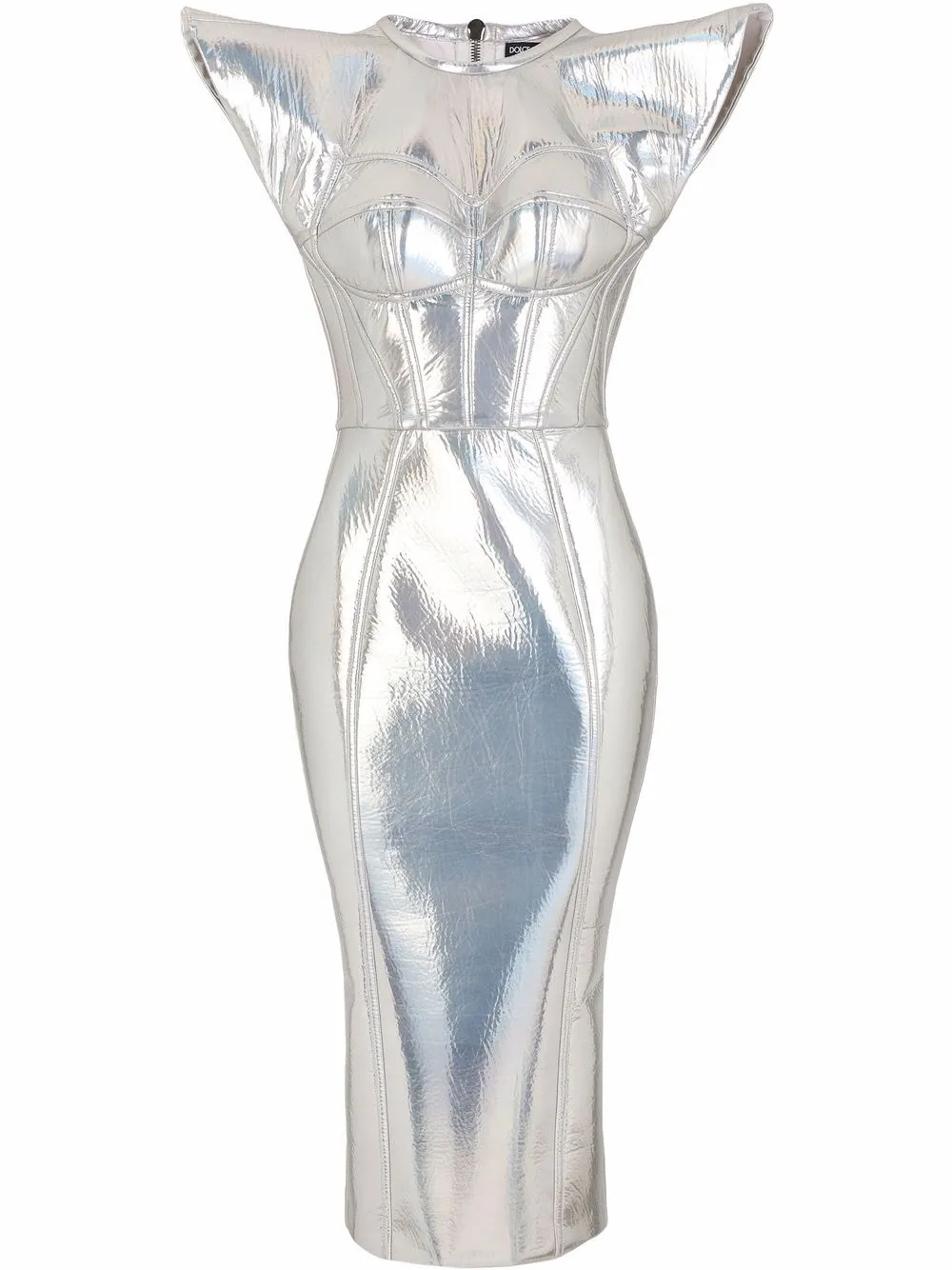 Платье с эффектом металлик Dolce & Gabbana, серебристый
Платье с эффектом металлик Dolce & Gabbana, серебристый