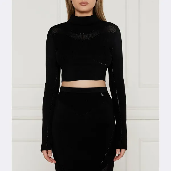 Укороченная блузка Patrizia Pepe, черный
Укороченная блузка Patrizia Pepe, черный