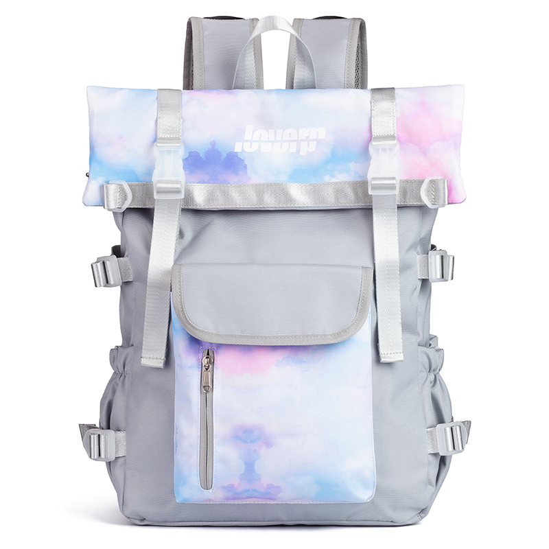 LOVERPUSS Сумка для баскетбола из полиэстера Рюкзак для ноутбука Средний размер Белый ослепительный цвет, Holographic Gray
LOVERPUSS Сумка для баскетбола из полиэстера Рюкзак для ноутбука Средний размер Белый ослепительный цвет, Holographic Gray