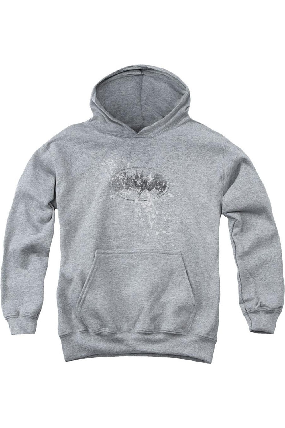 Батмен с эффектом обгоревшего и забрызганного худи для детей Gildan, Athletic Heather
Батмен с эффектом обгоревшего и забрызганного худи для детей Gildan, Athletic Heather