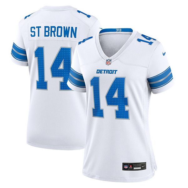 Женская игровая футболка Detroit Lions Amon-Ra St Brown белая Nike, Белый, Женская игровая футболка Detroit Lions Amon-Ra St Brown белая Nike
Женская игровая футболка Detroit Lions Amon-Ra St Brown белая Nike, Белый, Женская игровая футболка Detroit Lions Amon-Ra St Brown белая Nike