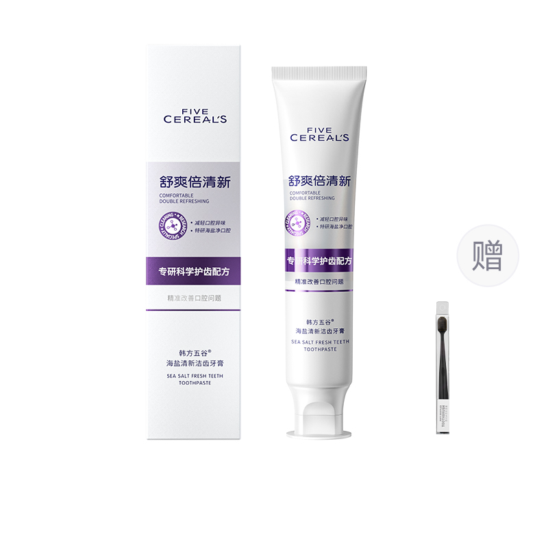Korean grain Зубная паста для отбеливания зубов морской солью, удаления пятен, освежения дыхания и чистки зубов 150g
Korean grain Зубная паста для отбеливания зубов морской солью, удаления пятен, освежения дыхания и чистки зубов 150g
