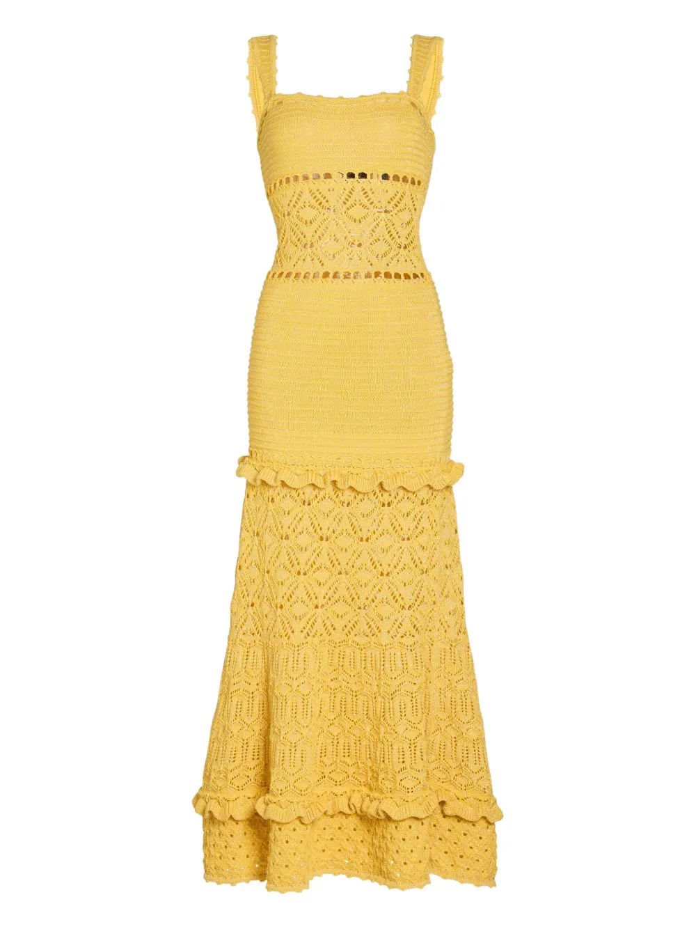 Платье макси Winona в технике кроше с оборками Retrofete, желтый
Платье макси Winona в технике кроше с оборками Retrofete, желтый
