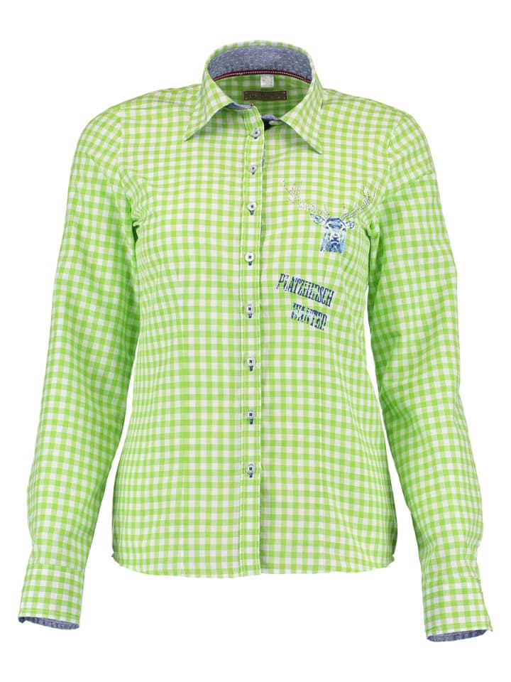 OS-Trachten Блузка Fenadi ядовито-зеленого цвета
OS-Trachten Блузка Fenadi ядовито-зеленого цвета