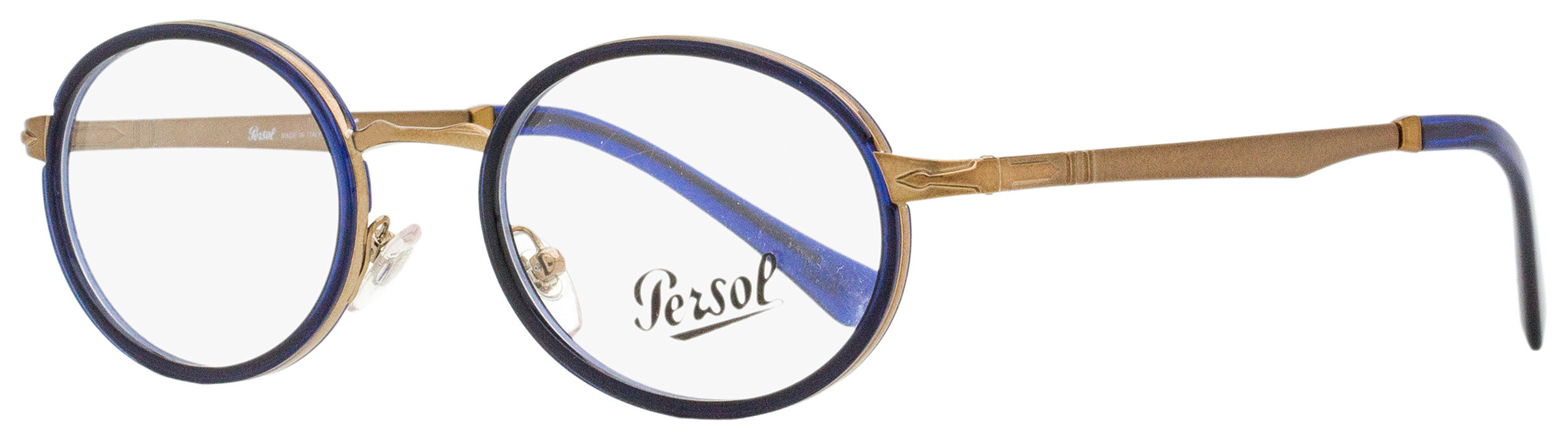 Овальные женские очки Persol PO2452V 1095 металлик коричневый/синий 50 мм
Овальные женские очки Persol PO2452V 1095 металлик коричневый/синий 50 мм
