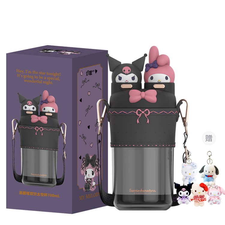 Пластиковые стаканы Kulomi Sanrio, Lolita Diablo + 1 Random Pendant
Пластиковые стаканы Kulomi Sanrio, Lolita Diablo + 1 Random Pendant