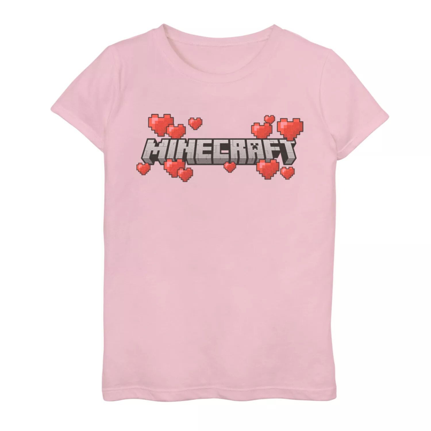 Футболка Minecraft с логотипом и сердечками для девочек 7–16 лет Licensed Character
Футболка Minecraft с логотипом и сердечками для девочек 7–16 лет Licensed Character