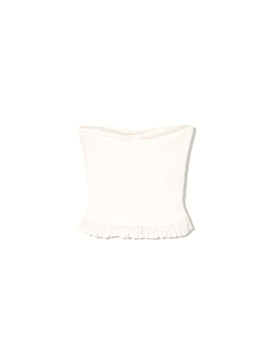 Топ Bershka, Ecru
Топ Bershka, Ecru