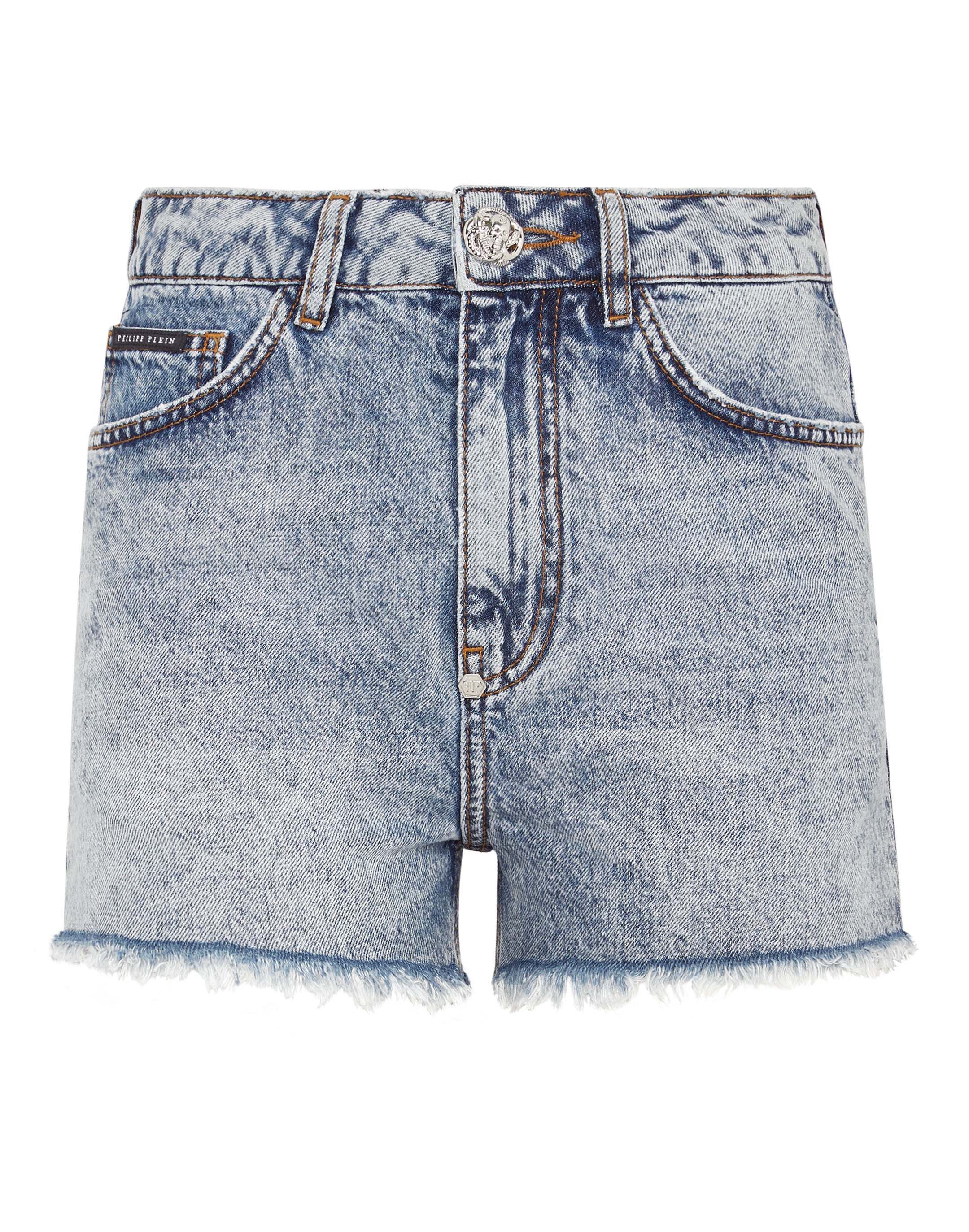 Джинсовые шорты Love PHILIPP PLEIN, синий 
Джинсовые шорты Love PHILIPP PLEIN, синий