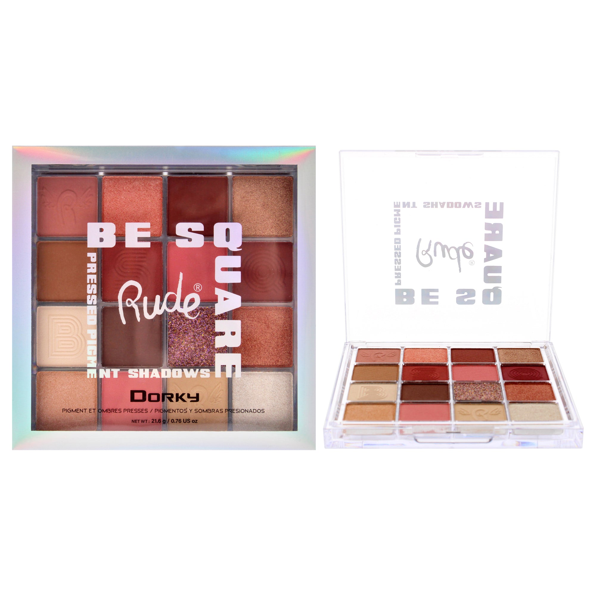 Компактные пигменты и тени Be Square - Dorky от Rude Cosmetics для женщин - 0,76 унции макияжа Rude Cosmetics, Small
Компактные пигменты и тени Be Square - Dorky от Rude Cosmetics для женщин - 0,76 унции макияжа Rude Cosmetics, Small