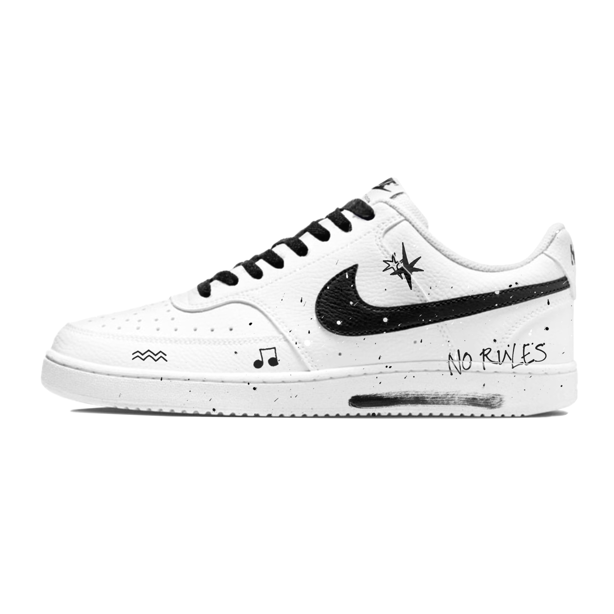 Nike Кроссовки Court Vision 1 для скейтбординга, износостойкие, низкие, мужские, черно-белые
Nike Кроссовки Court Vision 1 для скейтбординга, износостойкие, низкие, мужские, черно-белые