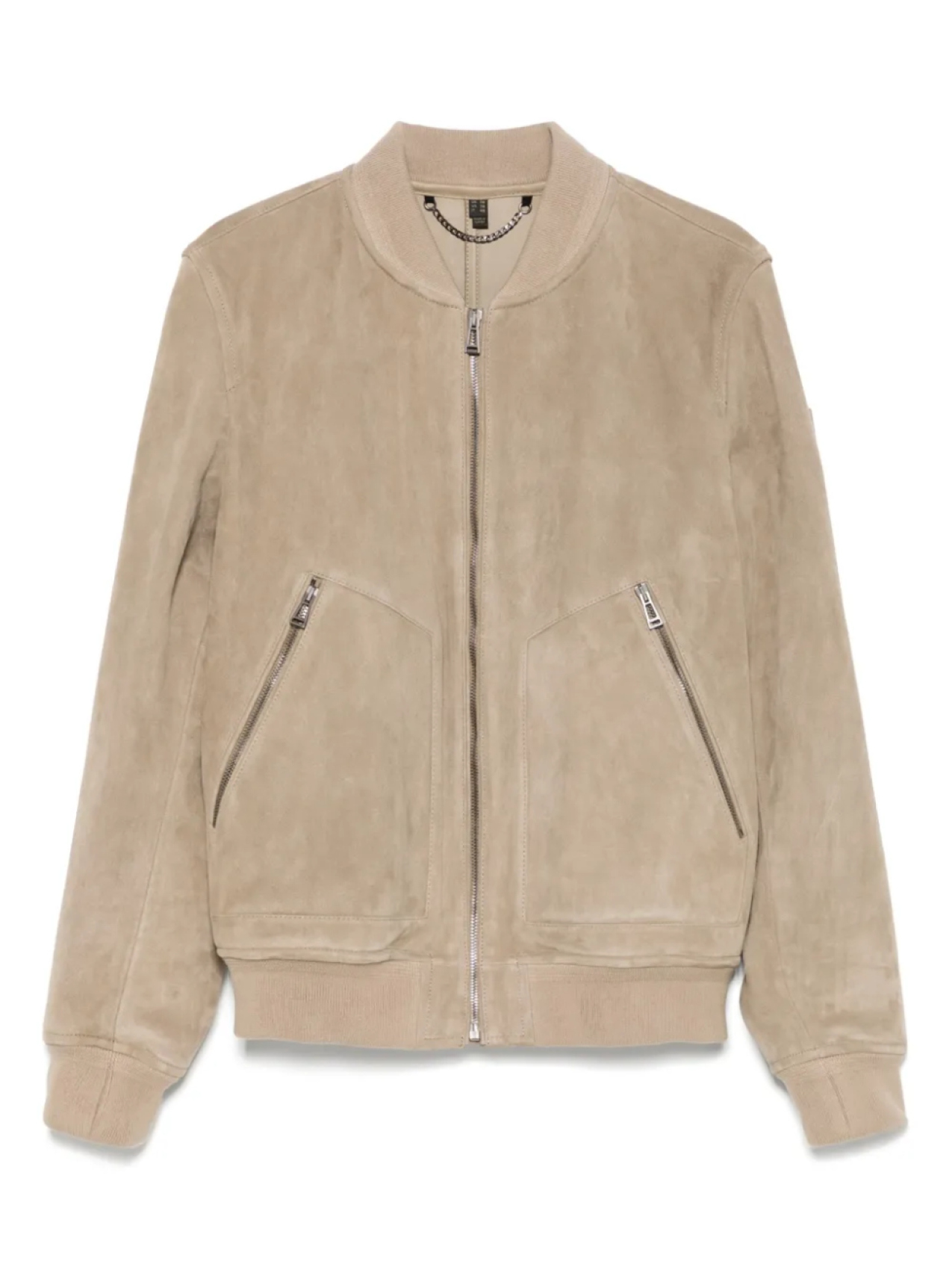 Куртка-бомбер Belstaff Continental, нейтральный 
Куртка-бомбер Belstaff Continental, нейтральный