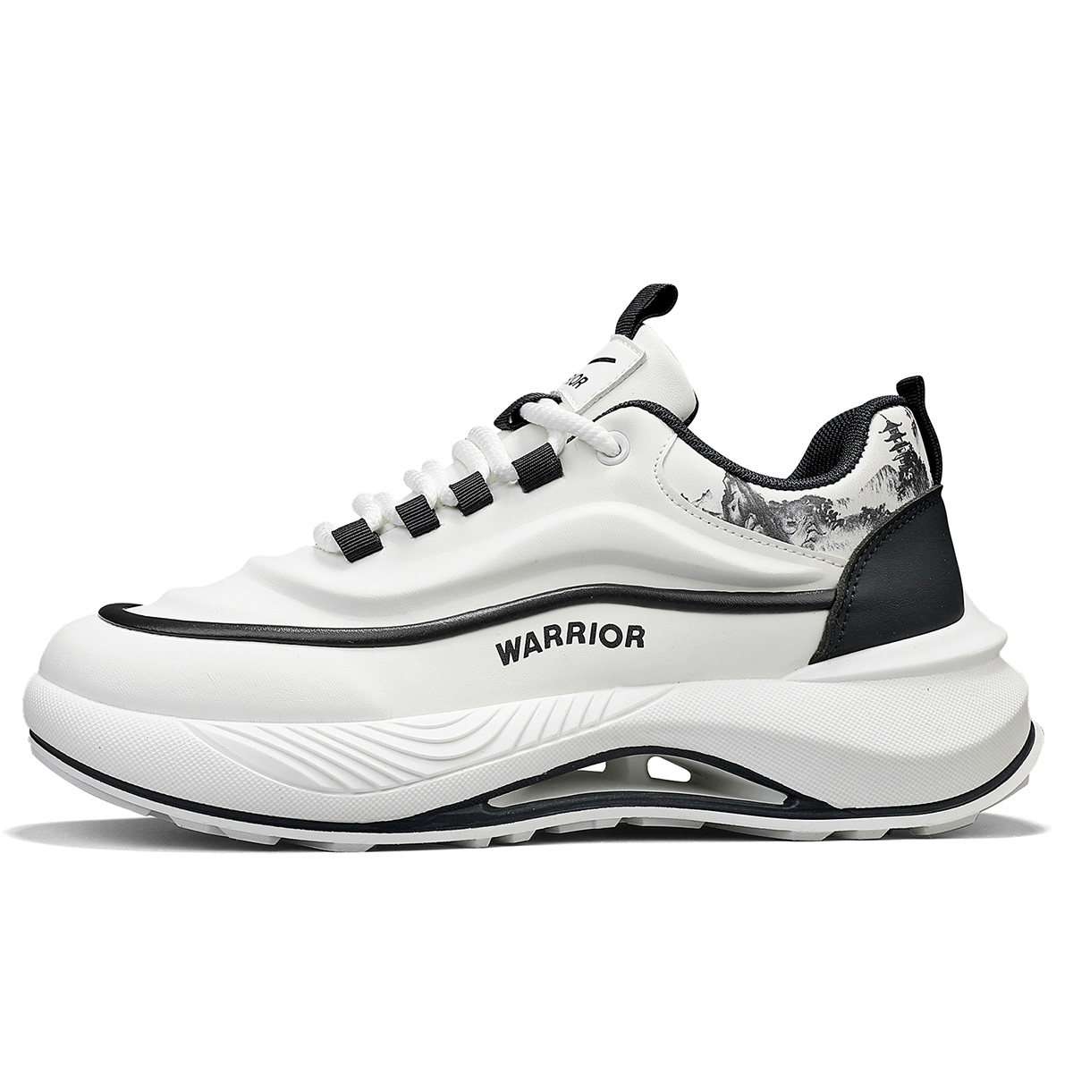WARRIOR Амортизирующие устойчивые к истиранию дышащие низкие массивные кроссовки мужские бежево-черные всесезонные, цвет Beige/Black (All-Season)
WARRIOR Амортизирующие устойчивые к истиранию дышащие низкие массивные кроссовки мужские бежево-черные всесезонные, цвет Beige/Black (All-Season)