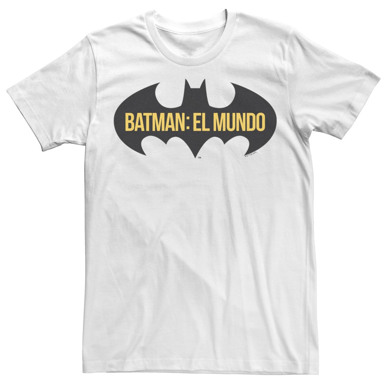 Мужская футболка с логотипом Batman: El Mundo Spain Bat Licensed Character
Мужская футболка с логотипом Batman: El Mundo Spain Bat Licensed Character