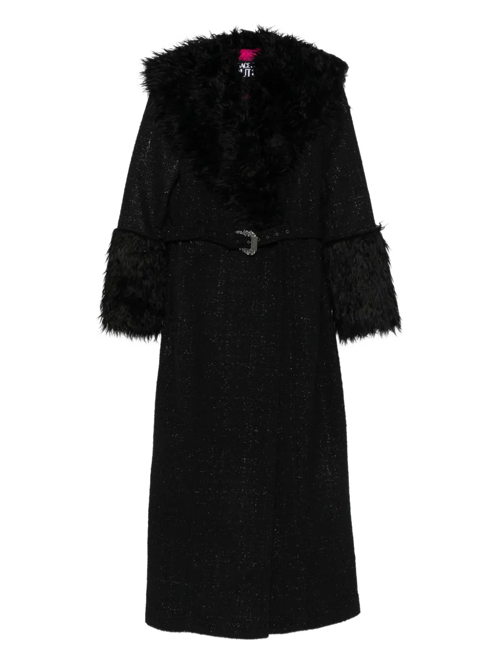 Пальто с поясом Versace Jeans Couture, черный
Пальто с поясом Versace Jeans Couture, черный