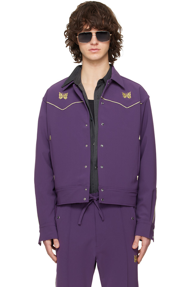Ковбойская куртка с кантом Needles, фиолетовый
Ковбойская куртка с кантом Needles, фиолетовый
