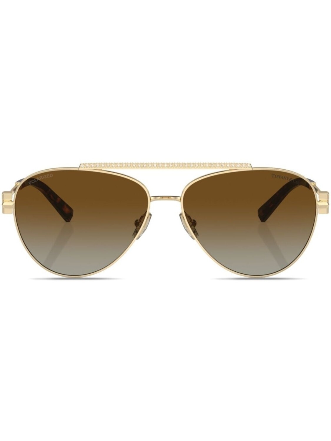 Tiffany & Co Eyewear солнцезащитные очки-пилоты с эффектом градиента, золотистый
Tiffany & Co Eyewear солнцезащитные очки-пилоты с эффектом градиента, золотистый