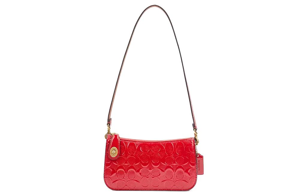 Кожаная сумка через плечо из телячьей кожи, маленькая женская сумка через плечо красного цвета COACH
Кожаная сумка через плечо из телячьей кожи, маленькая женская сумка через плечо красного цвета COACH