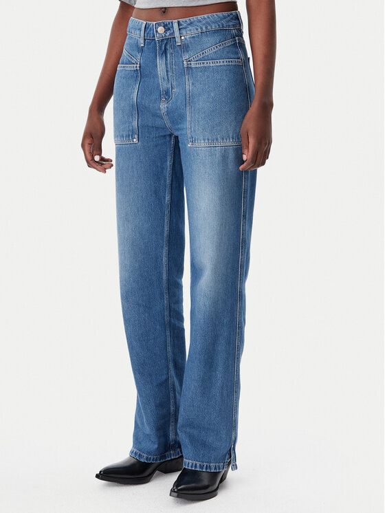 Джинсы прямого кроя 50529919 Boss, синий 
Джинсы прямого кроя 50529919 Boss, синий