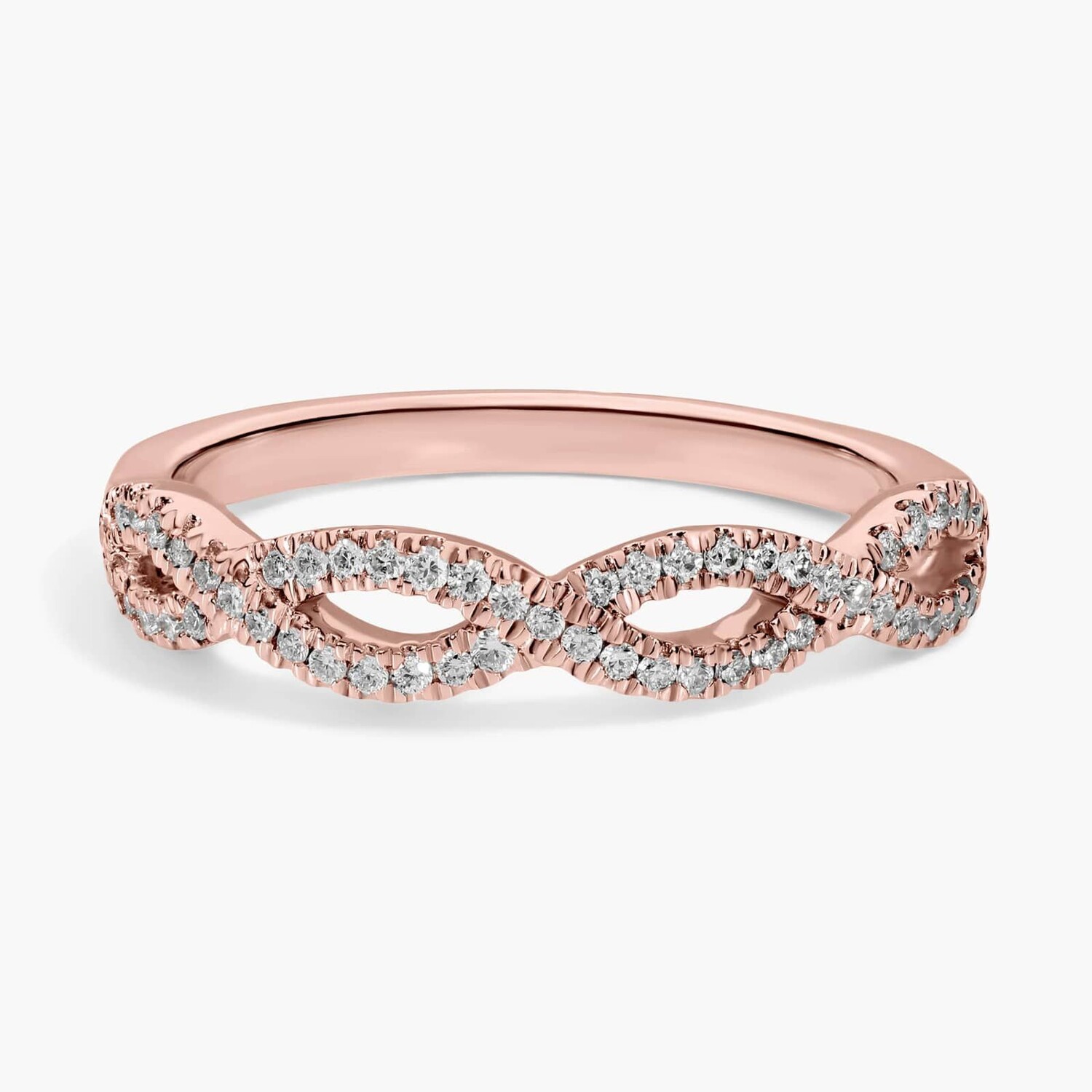 Обручальное кольцо Infinity Twist Micropavé с бриллиантами из 14-каратного розового золота (1/5 карата) Blue Nile
Обручальное кольцо Infinity Twist Micropavé с бриллиантами из 14-каратного розового золота (1/5 карата) Blue Nile