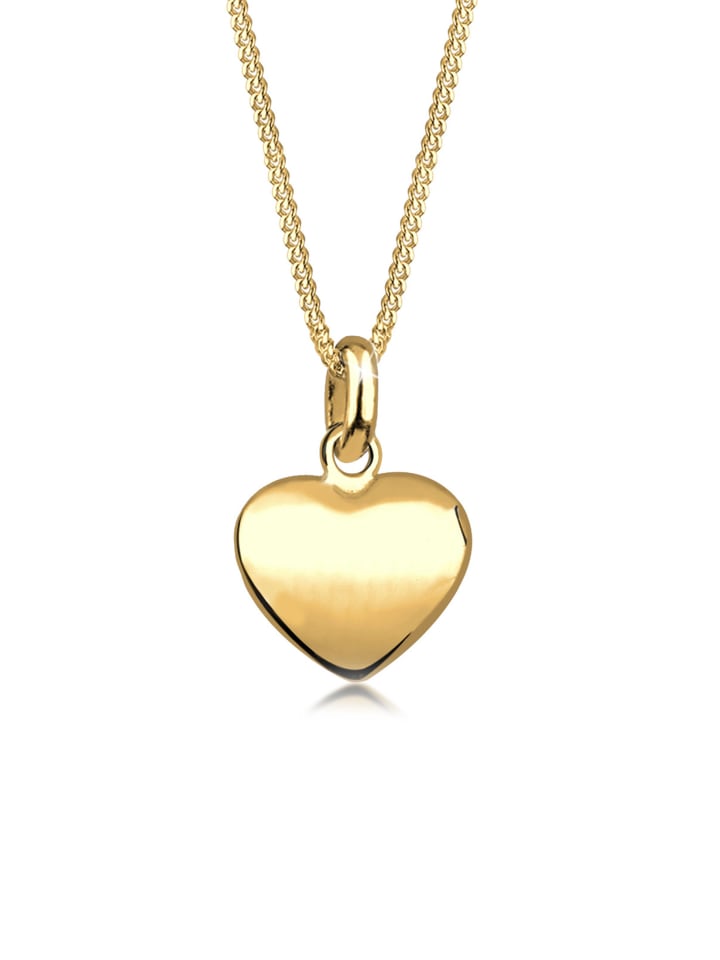 Elli Колье из серебра 925 пробы в форме сердца с золотой отделкой
Elli Колье из серебра 925 пробы в форме сердца с золотой отделкой