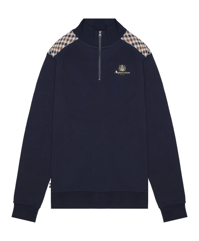 Флисовая куртка с застежкой-молнией на четверть длины и логотипом CC на плече Aquascutum, синий
Флисовая куртка с застежкой-молнией на четверть длины и логотипом CC на плече Aquascutum, синий