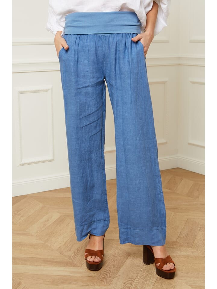 Тканевые брюки La Compagnie Du Lin, синий
Тканевые брюки La Compagnie Du Lin, синий