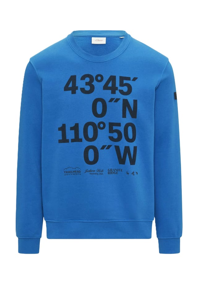 Толстовка с ребристыми манжетами S.Oliver, синий
Толстовка с ребристыми манжетами S.Oliver, синий