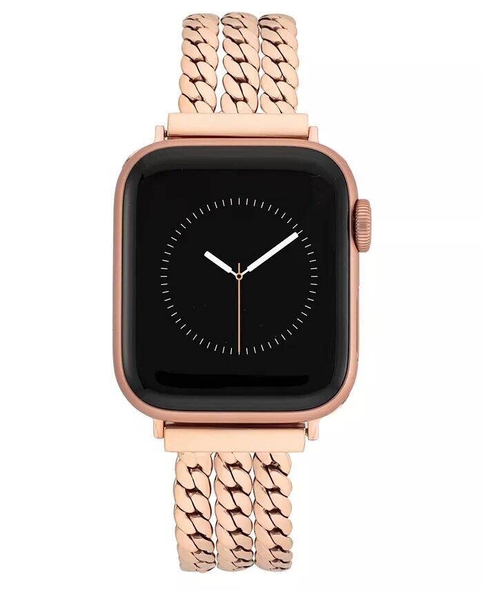 Женский трехрядный браслет-цепочка из сплава, совместимый с Apple Watch диаметром 38/40/41 мм Anne Klein, розовый
Женский трехрядный браслет-цепочка из сплава, совместимый с Apple Watch диаметром 38/40/41 мм Anne Klein, розовый