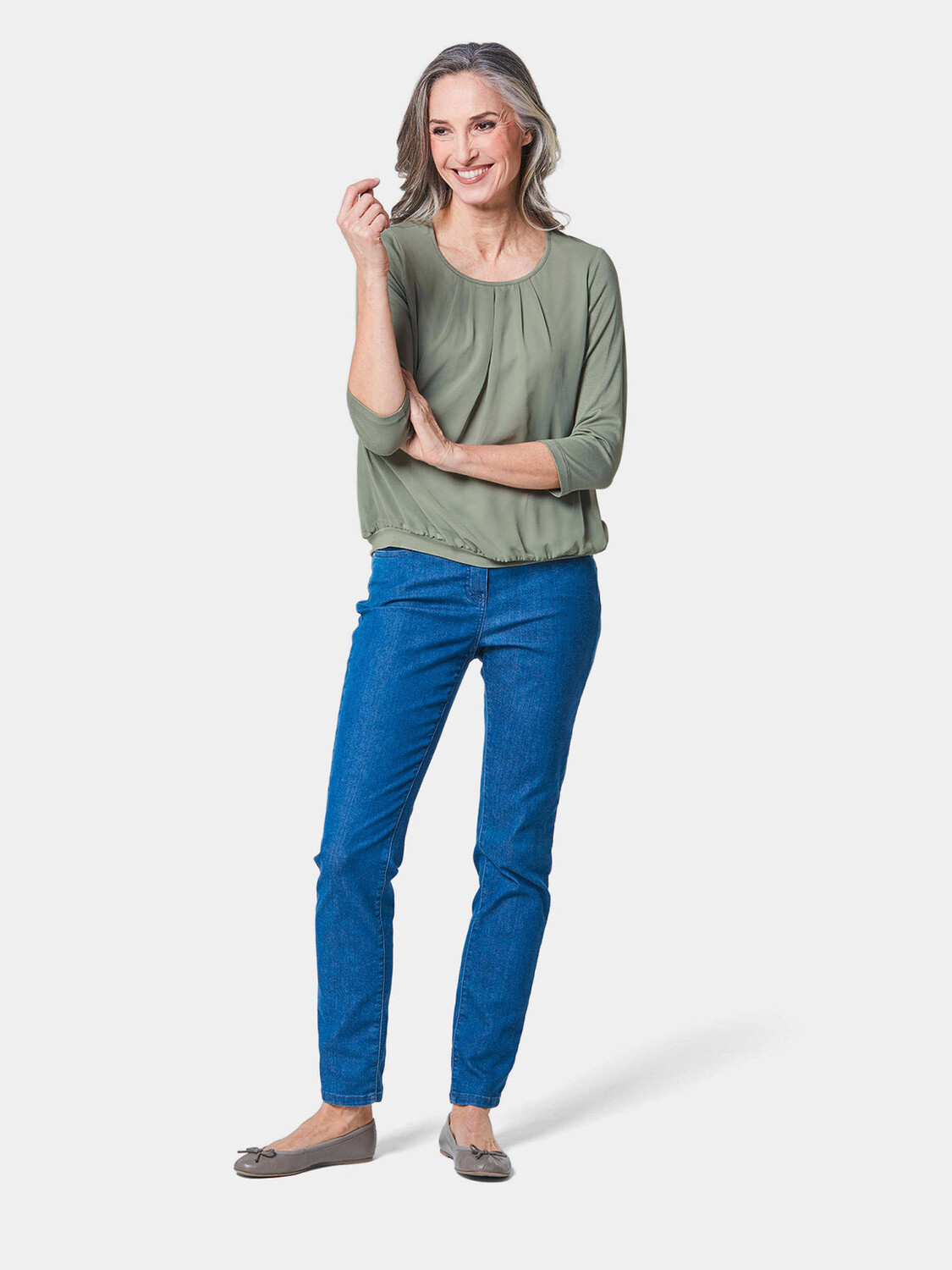 Блуза GOLDNER nshirt, цвет baummoos
Блуза GOLDNER nshirt, цвет baummoos