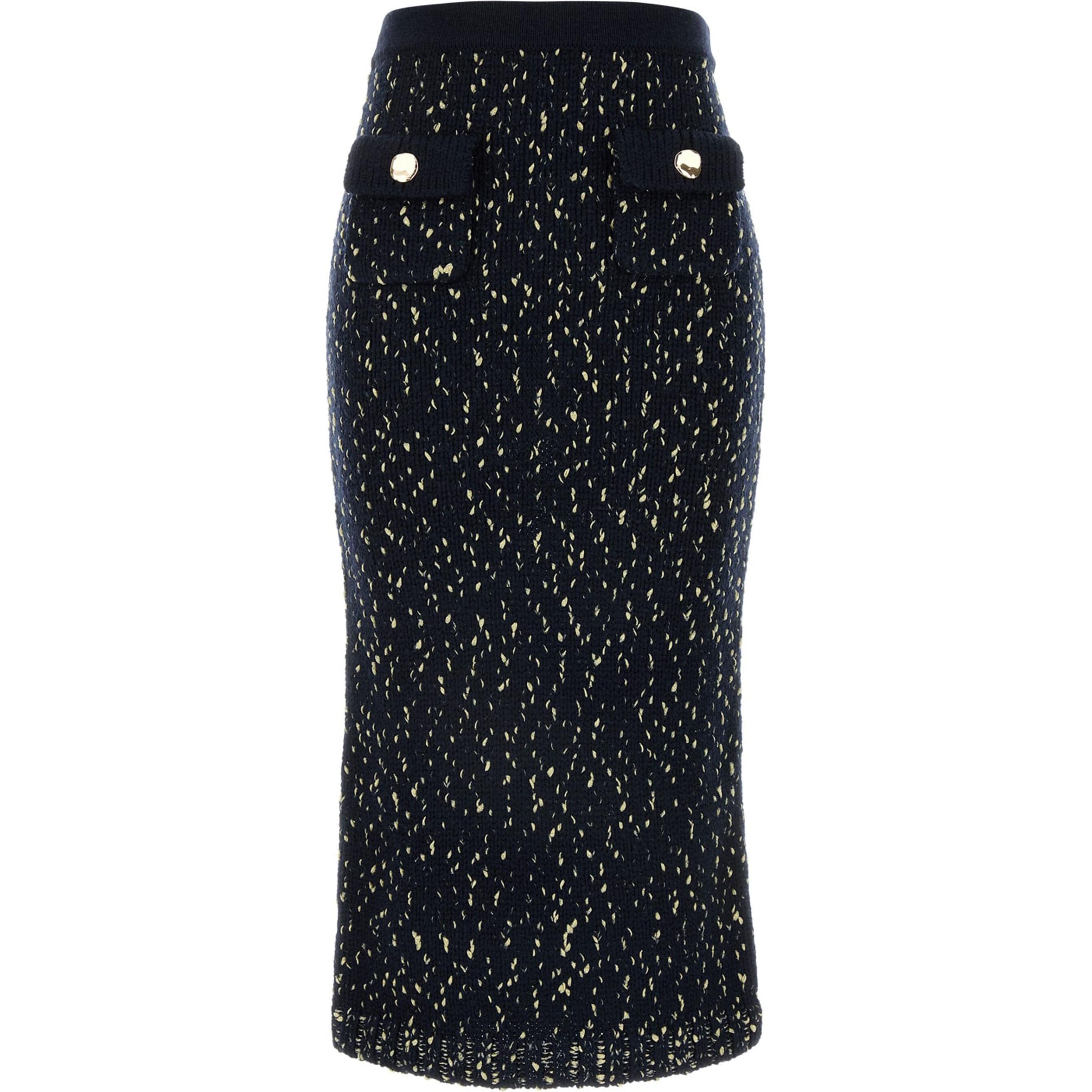 Вязаная юбка миди Self-portrait, синий
Вязаная юбка миди Self-portrait, синий