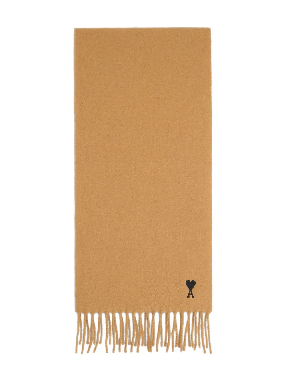 Шерстяной шарф с монограммой Ami de Coeur AMI Paris, коричневый
Шерстяной шарф с монограммой Ami de Coeur AMI Paris, коричневый