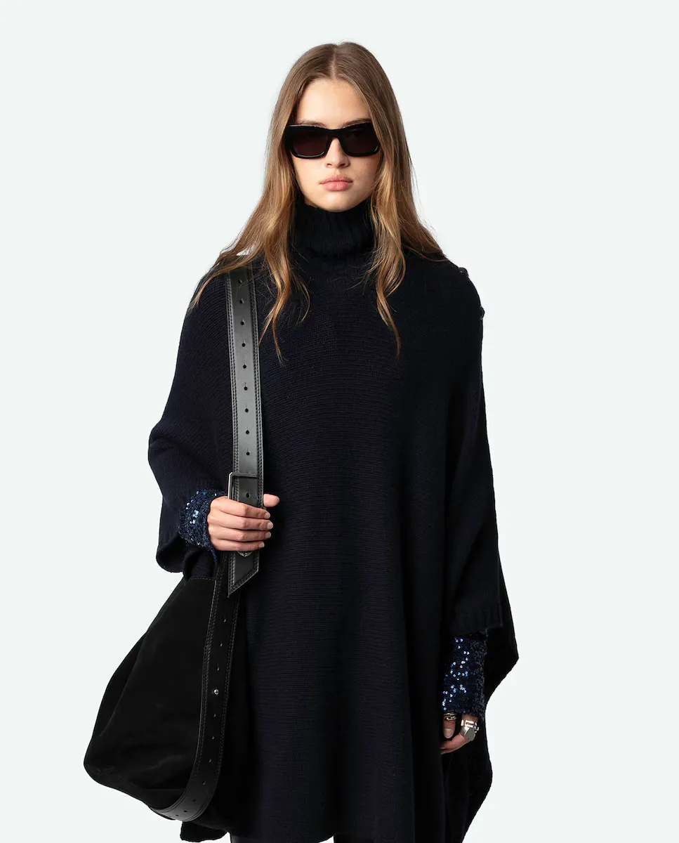 Женское пончо Palma из 100% кашемира с рукавами 3/4 Zadig & Voltaire, темно-синий
Женское пончо Palma из 100% кашемира с рукавами 3/4 Zadig & Voltaire, темно-синий