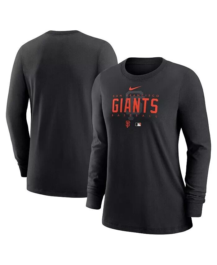 Черная женская футболка с длинным рукавом San Francisco Giants Authentic Collection Legend Performance Nike
Черная женская футболка с длинным рукавом San Francisco Giants Authentic Collection Legend Performance Nike