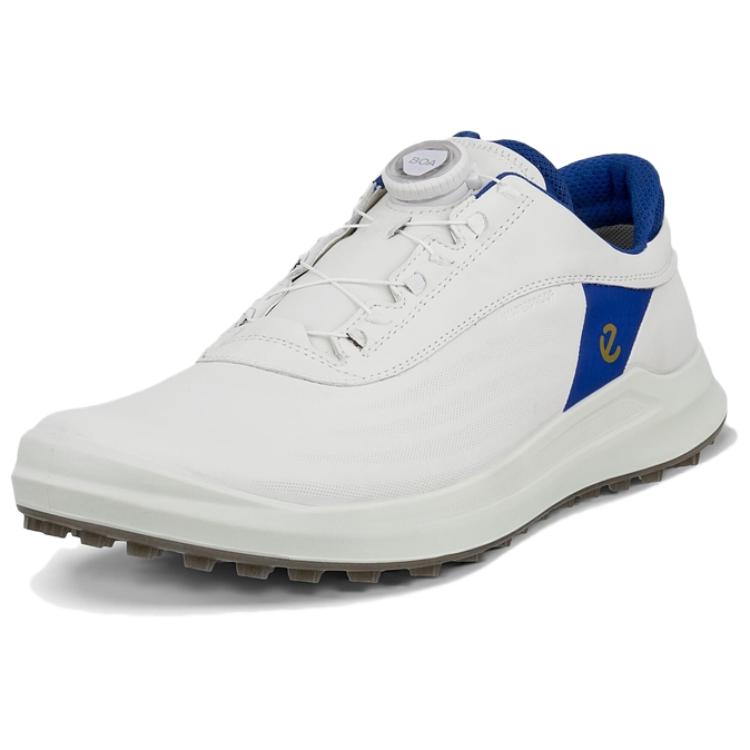 Ecco Низкие противоскользящие износостойкие туфли для гольфа Core, мужские, белые/синие
Ecco Низкие противоскользящие износостойкие туфли для гольфа Core, мужские, белые/синие