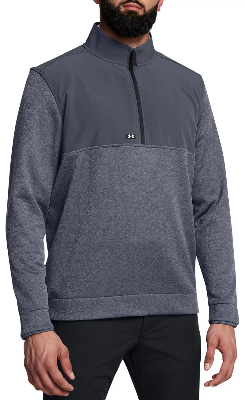 Мужской свитер Under Armour Drive StormФлисовый гольф на молнии ½, цвет Downpour Gray
Мужской свитер Under Armour Drive StormФлисовый гольф на молнии ½, цвет Downpour Gray