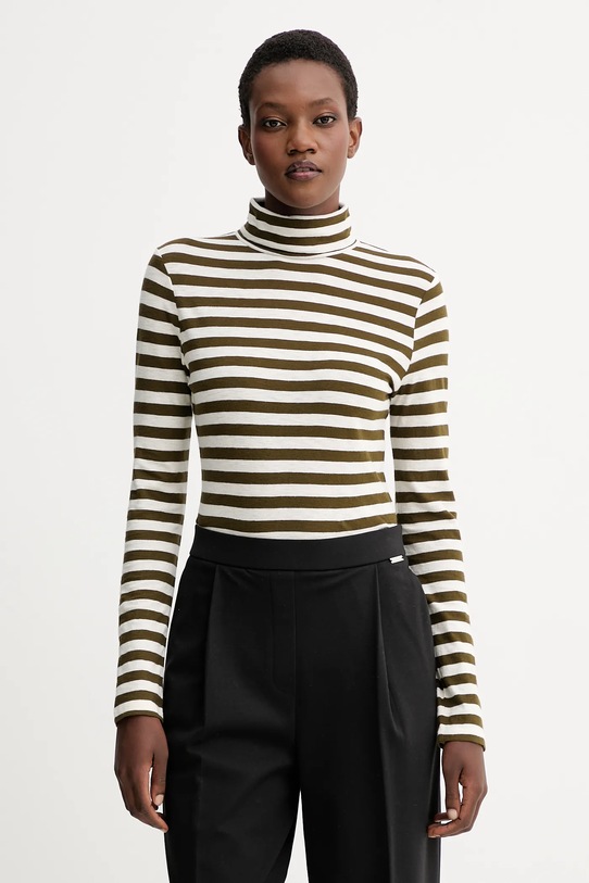 Хлопковый лонгслив Marc O'Polo, зеленый
Хлопковый лонгслив Marc O'Polo, зеленый