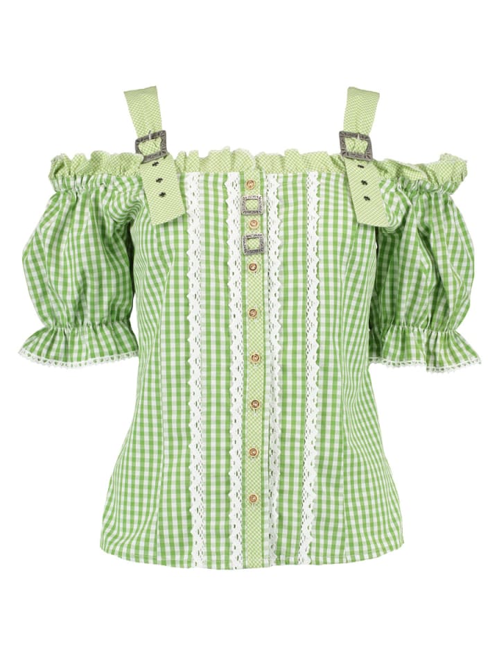 Традиционная блузка Химира ярко-зеленого цвета OS-Trachten
Традиционная блузка Химира ярко-зеленого цвета OS-Trachten