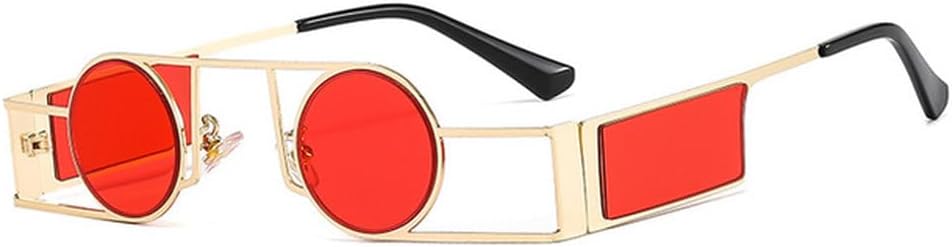 Панк-солнцезащитные очки для мужчин, винтажные женские ретро-солнцезащитные очки, уникальные металлические очки в стиле стимпанк, защита от ультрафиолета UV400 HHZZYVY, C2gold-red
Панк-солнцезащитные очки для мужчин, винтажные женские ретро-солнцезащитные очки, уникальные металлические очки в стиле стимпанк, защита от ультрафиолета UV400 HHZZYVY, C2gold-red